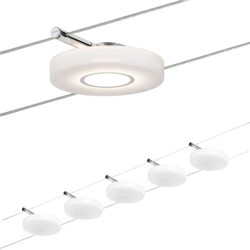 Paulmann 94109 - KOMPLEKTAS 5xLED/4,3W Akcentinis apšvietimas pakabinamai sistemai MAC 230V
