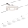 Paulmann 94109 - Komplektas 5xLED/4,3W Pilna MAC 230V vielinė apšvietimo sistema, balta