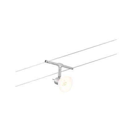 Paulmann 94136 - RINKINYS 5xGU5,3/10W Taškinis šviestuvas kabelinės sistemos SHEELA 230V blizgus chromas