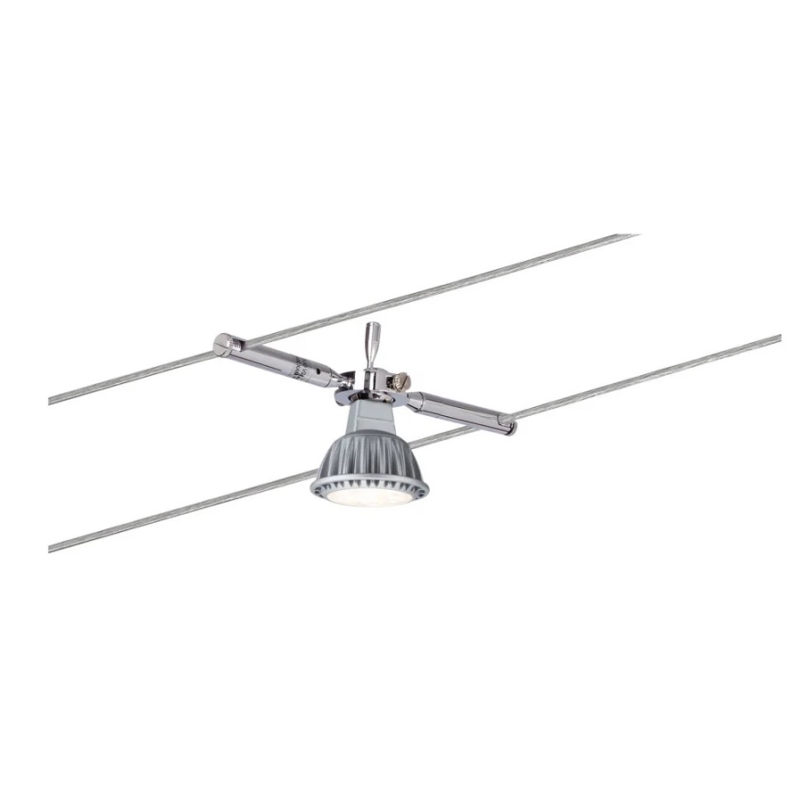 Paulmann 94147 - 1xGU5,3/10W Taškinis šviestuvas kabelinei sistemai TOGO 12V, matinis chromas