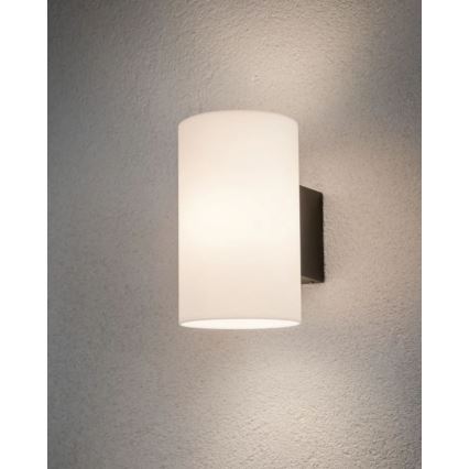 Paulmann 94186 - 1xE27/15W IP54 Lauko sieninis šviestuvas TUBE 230V