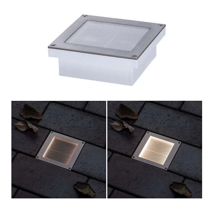 Paulmann 94238 - LED/0,7W IP67 Saulės energija įkraunamas šviestuvas įvažiavimui su jutikliu ARON 3,7V 650 mAh