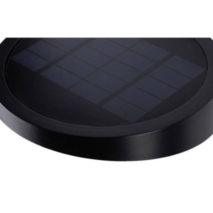 Paulmann 94246 - LED/1,2W IP44 Lauko šviestuvas, įkraunamas saulės energija su jutikliu RYSE 3,7V 1800 mAh