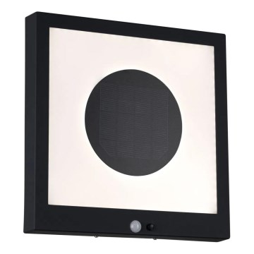 Paulmann 94263 - LED/1,2W IP44 Saulės energija įkraunamas sieninis šviestuvas su jutikliu TAIJA 3,7V