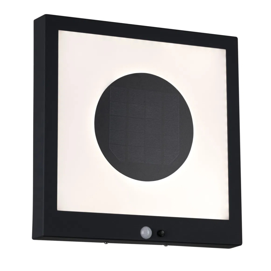 Paulmann 94263 - LED/1,2W IP44 Saulės energija įkraunamas sieninis šviestuvas su jutikliu TAIJA 3,7V