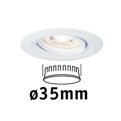 Paulmann 94292 - LED/4W IP23 Įleidžiamas vonios šviestuvas COIN 230V