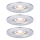 Paulmann 94303 - KOMPLEKTAS 3xLED/4W IP44 Įleidžiamas vonios šviestuvas COIN 230V