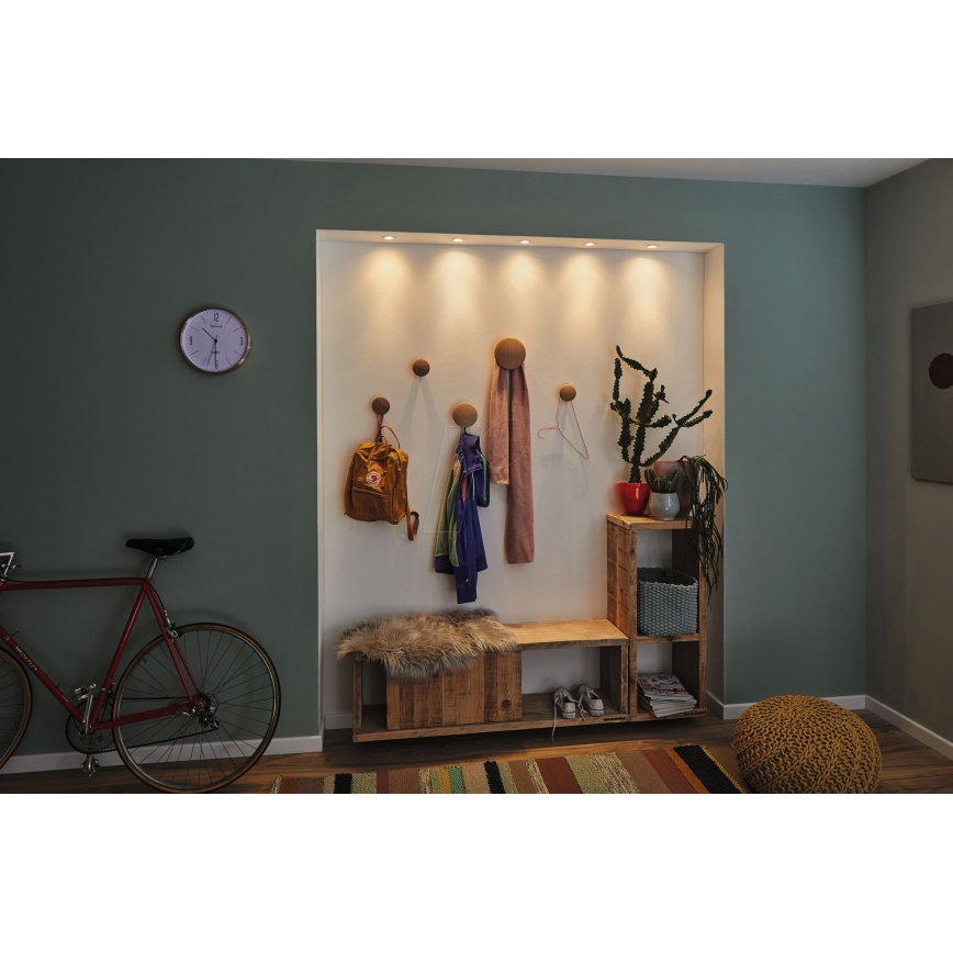 Paulmann 94304 - LED/4W IP44 Įleidžiamas vonios šviestuvas COIN 230V