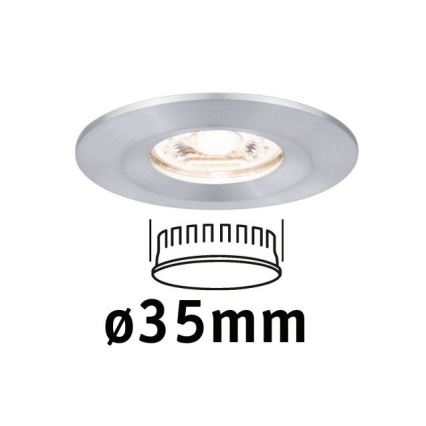 Paulmann 94304 - LED/4W IP44 Įleidžiamas vonios šviestuvas COIN 230V