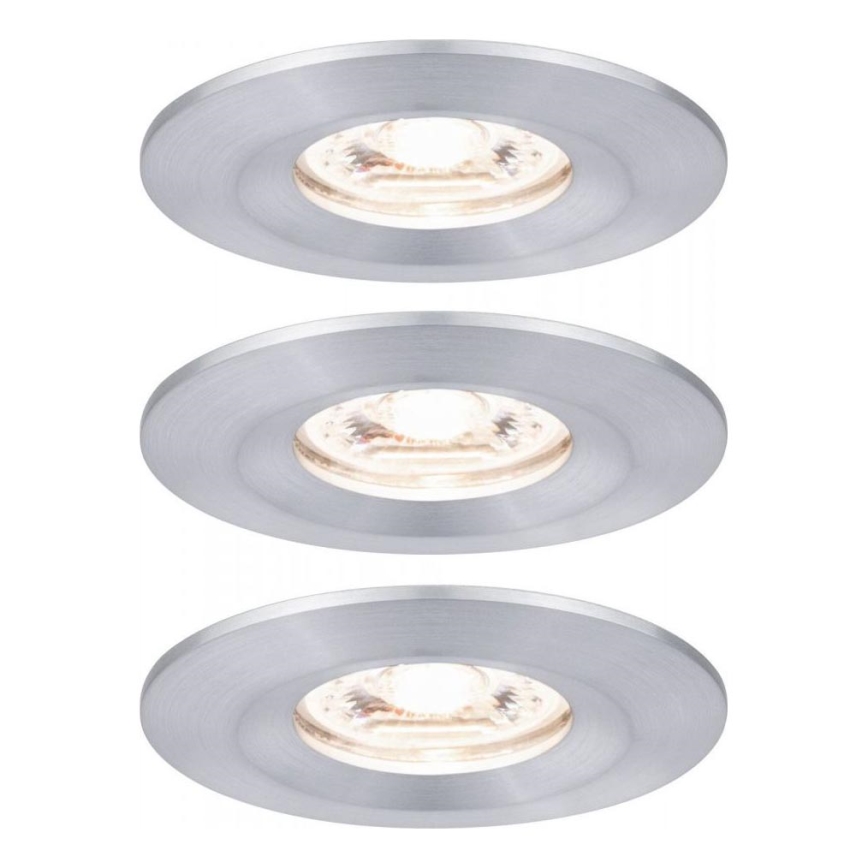 Paulmann 94305 - KOMPLEKTAS 3xLED/4W IP44 Įleidžiamas vonios šviestuvas NOVA 230V
