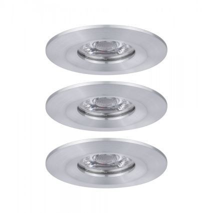 Paulmann 94305 - KOMPLEKTAS 3xLED/4W IP44 Įleidžiamas vonios šviestuvas NOVA 230V