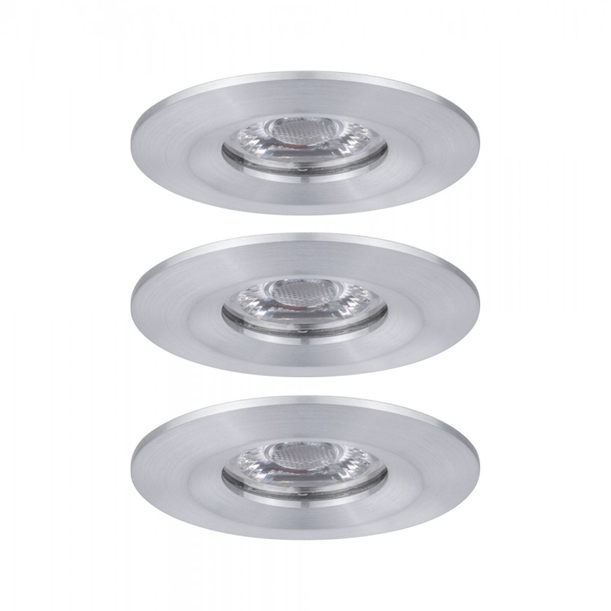 Paulmann 94305 - KOMPLEKTAS 3xLED/4W IP44 Įleidžiamas vonios šviestuvas NOVA 230V