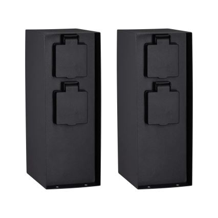 Paulmann 94313 - Lauko kištukinių lizdų stulpas RIO 4Z SCHUKO 230V IP44