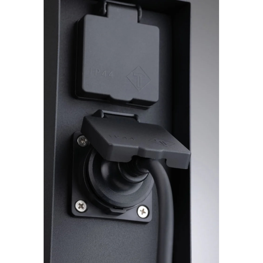 Paulmann 94313 - Lauko kištukinių lizdų stulpas RIO 4Z SCHUKO 230V IP44
