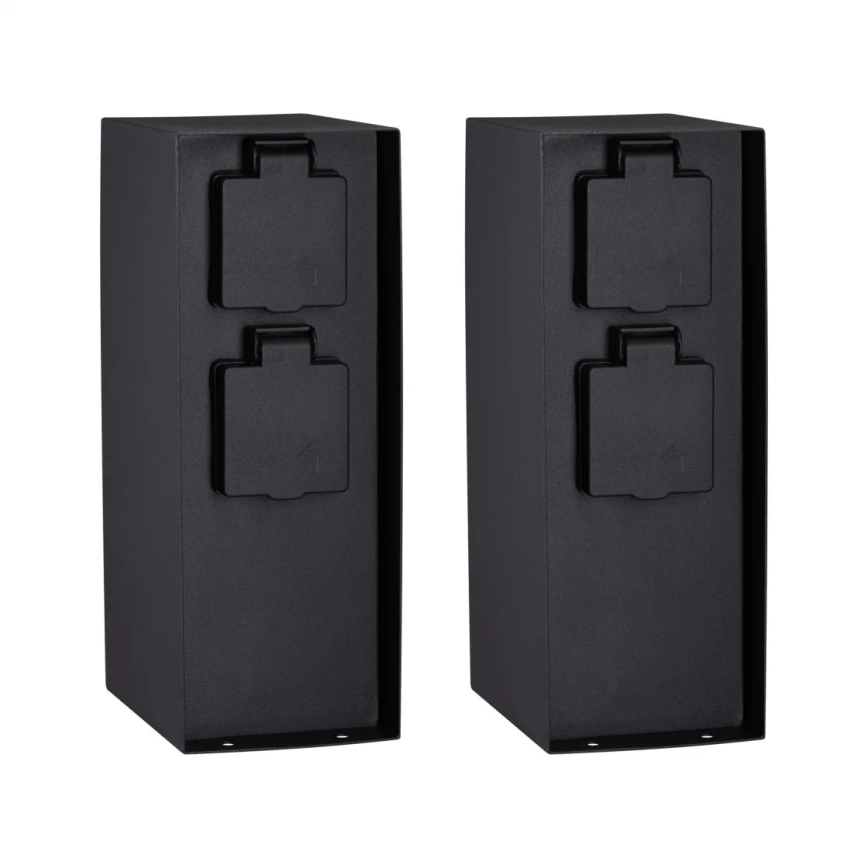 Paulmann 94313 - Lauko kištukinis stulpelis RIO 4Z SCHUKO 230V IP44
