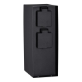 Paulmann 94315 -Lauko kištukinių lizdų stulpas su prieblandos jutikliu RIO 3Z SCHUKO 230V IP44