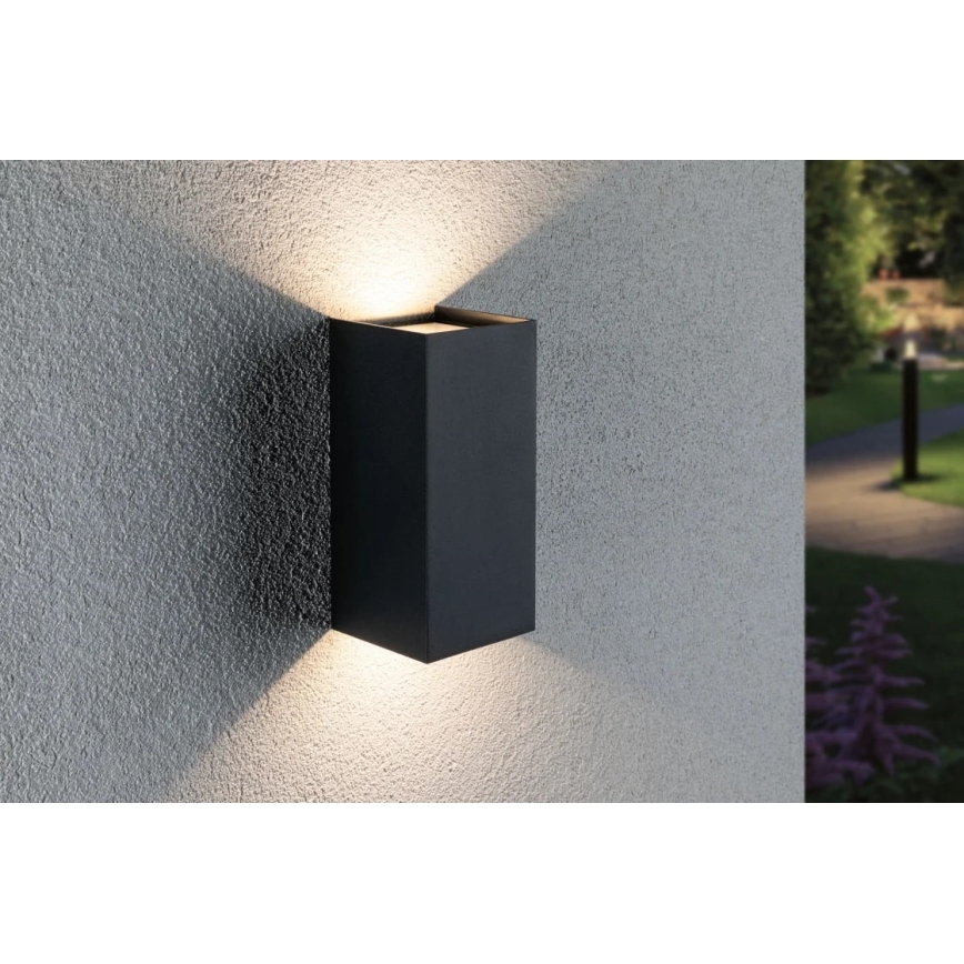Paulmann 94325 - 2xLED/6,5W IP44 Sieninis lauko šviestuvas FLAME 230V