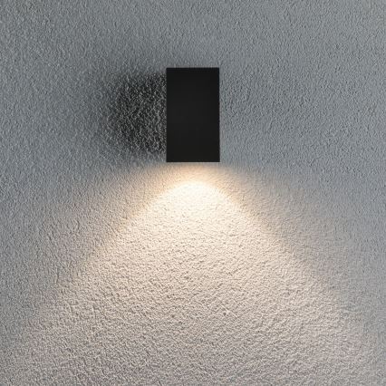 Paulmann 94327 - LED/3,8W IP44 Lauko sieninis šviestuvas FLAME 230V antracitas