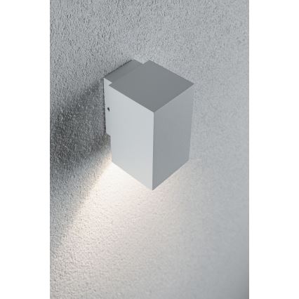 Paulmann 94329 - LED/3,8W IP44 Lauko sieninis šviestuvas FLAME 230V balta