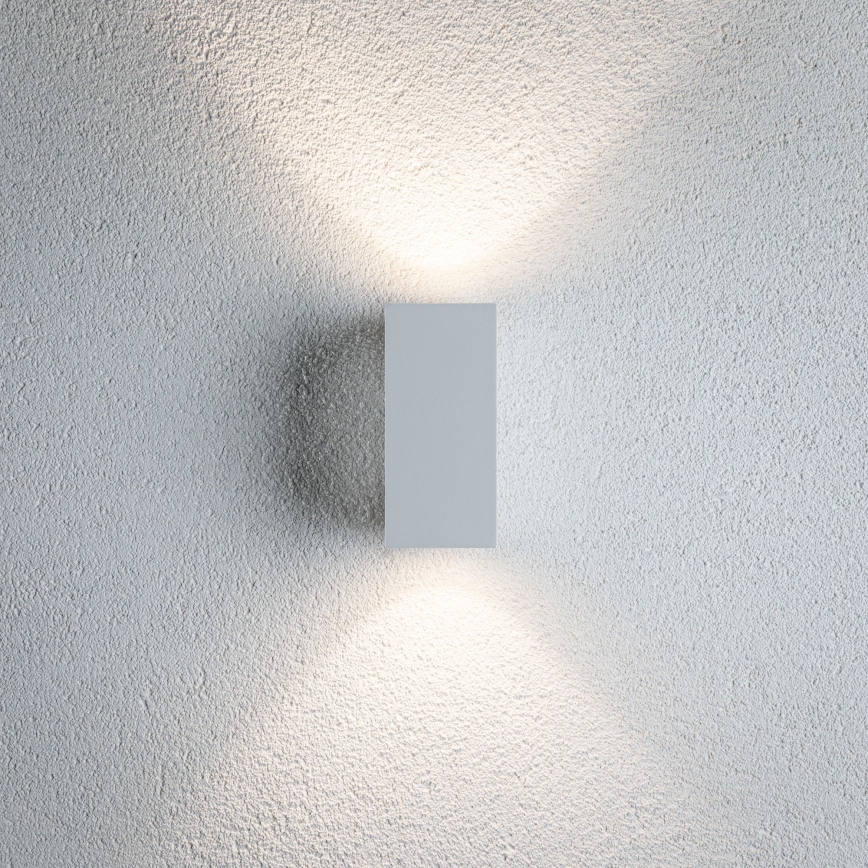 Paulmann 94330 - 2xLED/2,8W IP44 Lauko sieninis šviestuvas FLAME 230V balta