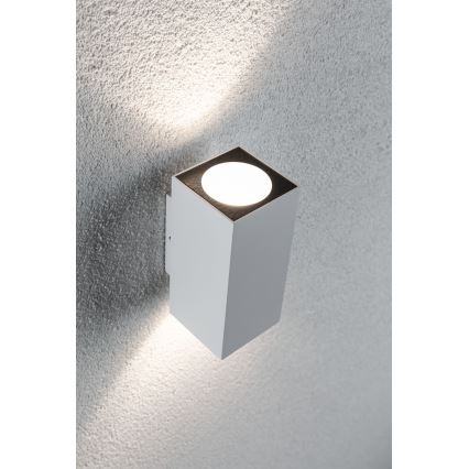 Paulmann 94330 - 2xLED/2,8W IP44 Lauko sieninis šviestuvas FLAME 230V balta