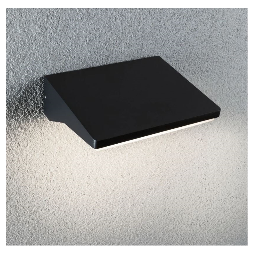 Paulmann 94333 - LED/7,4W IP44 Lauko sieninis šviestuvas su jutikliu HOUSE 230V