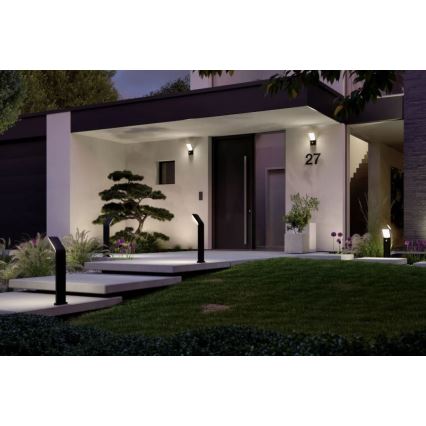 Paulmann 94402 - LED/10W IP44 Lauko sieninis šviestuvas su jutikliu ADYA 230V