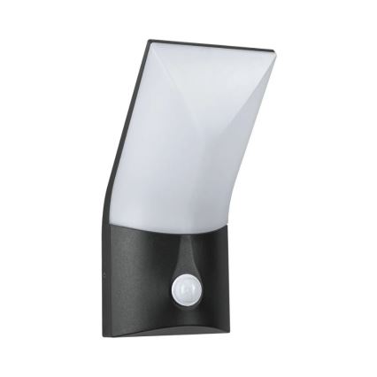 Paulmann 94402 - LED/10W IP44 Lauko sieninis šviestuvas su jutikliu ADYA 230V