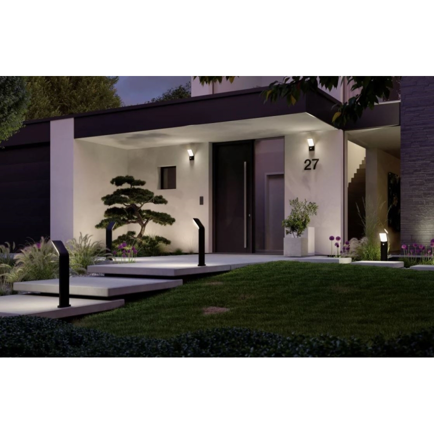 Paulmann 94403 - LED/10W IP44 Lauko šviestuvas su ADYA jutikliu 230V