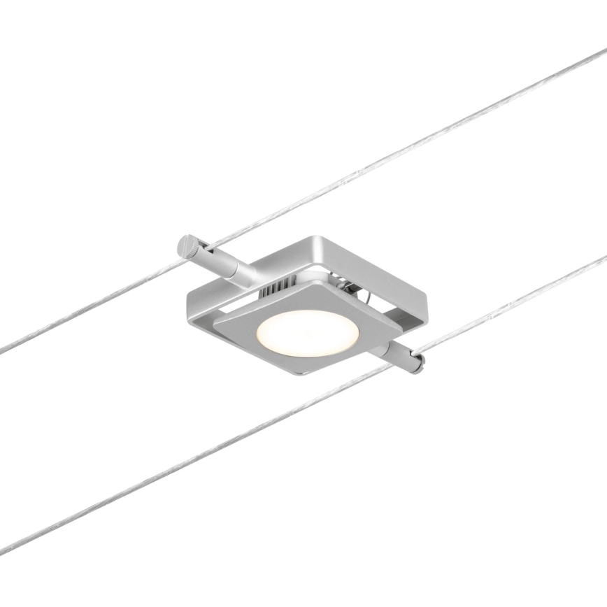 Paulmann 94420 - RINKINYS 5xLED/4,5W, MAC kabelinė sistema 230V, matinis chromas