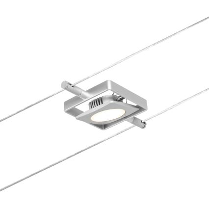 Paulmann 94420 - RINKINYS 5xLED/4,5W, MAC kabelinė sistema 230V, matinis chromas