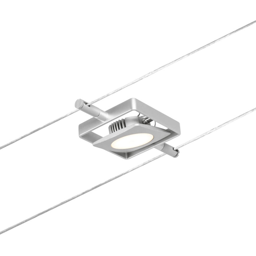 Paulmann 94420 - RINKINYS 5xLED/4,5W, MAC kabelinė sistema 230V, matinis chromas
