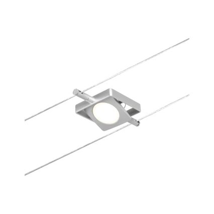 Paulmann 94420 - RINKINYS 5xLED/4,5W, MAC kabelinė sistema 230V, matinis chromas