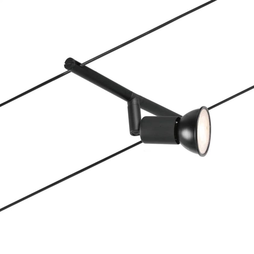 Paulmann 94446 - RINKINYS 5xGU5,3/10W Komplektinė SALT kabelinė sistema 230V juoda