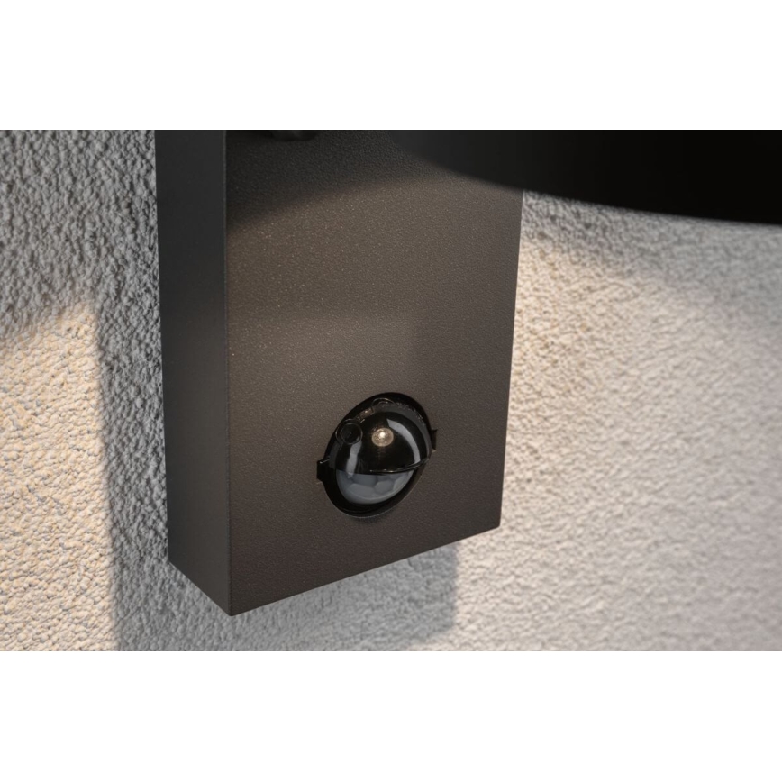 Paulmann 94453 - LED/6W IP44 Lauko sieninis šviestuvas su jutikliu CAPEA 230V