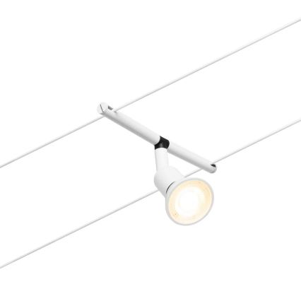 Paulmann 94458 - KOMPLEKTAS 5xGU5,3/10W Akcentinis šviestuvas bėgių sistemai SALT 230V balta