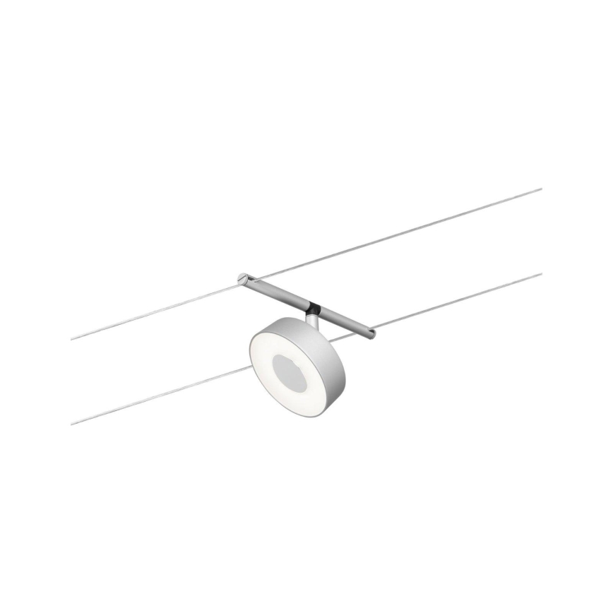 Paulmann 94475 - Komplektas 5xLED/5W – CIRCLE pilna kabelinė sistema, 230V, matinis chromas