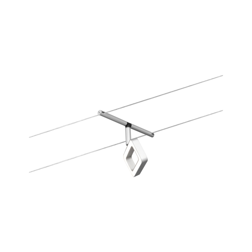 Paulmann 94481 - Komplektas 5xLED/4,8W taškinis šviestuvas kabelinei apšvietimo sistemai FRAME 230V juodas