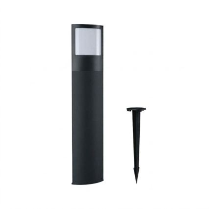 Paulmann 94514 - LED/8,5W IP44 Dimeriuojama lauko lempa su judesio ir sutemos jutikliu PADEA 230V antracitas