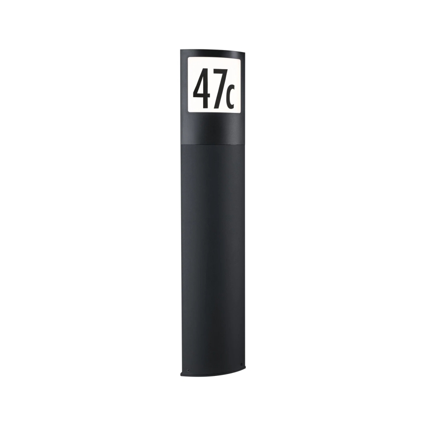 Paulmann 94515 - LED/8,5W IP44 Dimeriuojamas namų numerio šviestuvas su judesio ir sutemų jutikliu PADEA 230V antracitas