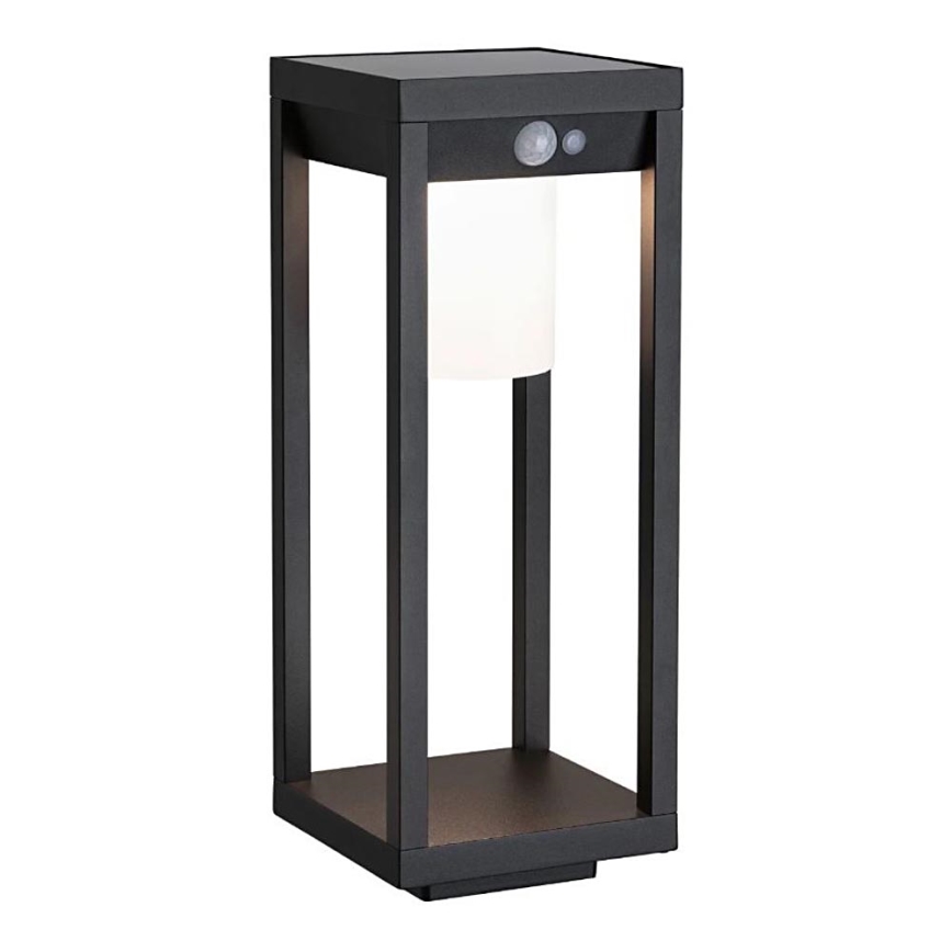 Paulmann 94573 - LED/5,5W IP44 Saulės energija įkraunama elektros lemputė su jutikliu MARISOL 3,7V 2000 mAh