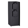 Paulmann 94657 - Lauko kištukinių lizdų stulpas RIO 2Z SCHUKO 230V IP44