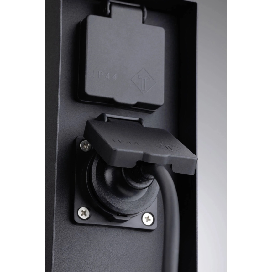 Paulmann 94657 - Lauko kištukinių lizdų stulpas RIO 2Z SCHUKO 230V IP44