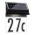 Paulmann 94694 - LED/0,2W IP44 Saulės energijos namo numeris NEDA 3,7V 1800 mAh