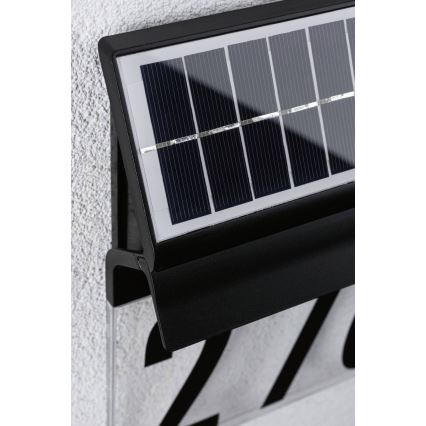 Paulmann 94694 - LED/0,2W IP44 Saulės energijos namo numeris NEDA 3,7V 1800 mAh