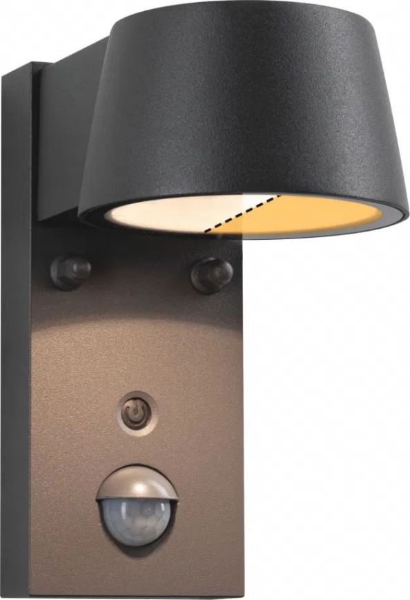 Paulmann 94714 - LED/6W IP44 Lauko sieninis šviestuvas su jutikliu CAPERA 230V 2200/3000K