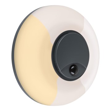 Paulmann 94956 - LED/20,5W IP65 Dimeriuojamas lauko sieninis šviestuvas su judesio ir sutemų jutikliu AUREVA 230V 2200/3000/4000K antracitas