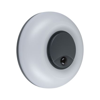 Paulmann 94956 - LED/20,5W IP65 Pritemdomas lauko sieninis šviestuvas su judesio ir sutemų jutikliu AUREVA 230V 2200/3000/4000K antracitas
