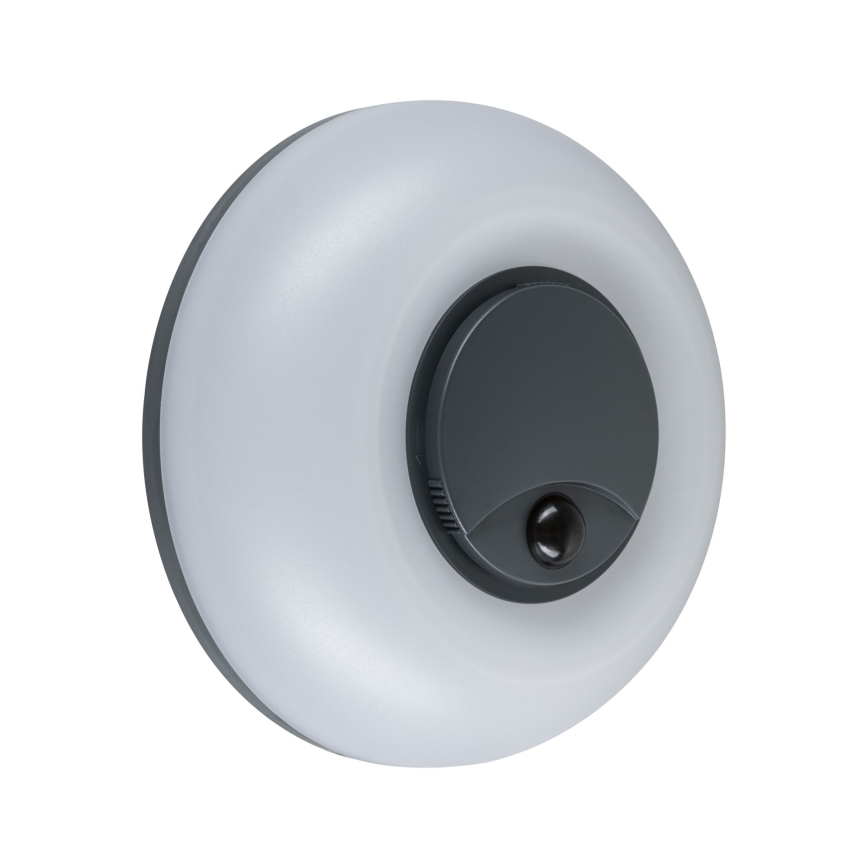 Paulmann 94956 - LED/20,5W IP65 Pritemdomas lauko sieninis šviestuvas su judesio ir sutemų jutikliu AUREVA 230V 2200/3000/4000K antracitas