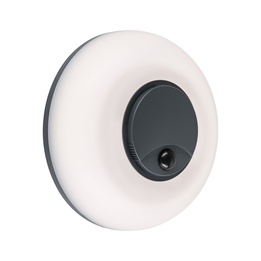 Paulmann 94956 - LED/20,5W IP65 Pritemdomas lauko sieninis šviestuvas su judesio ir sutemų jutikliu AUREVA 230V 2200/3000/4000K antracitas